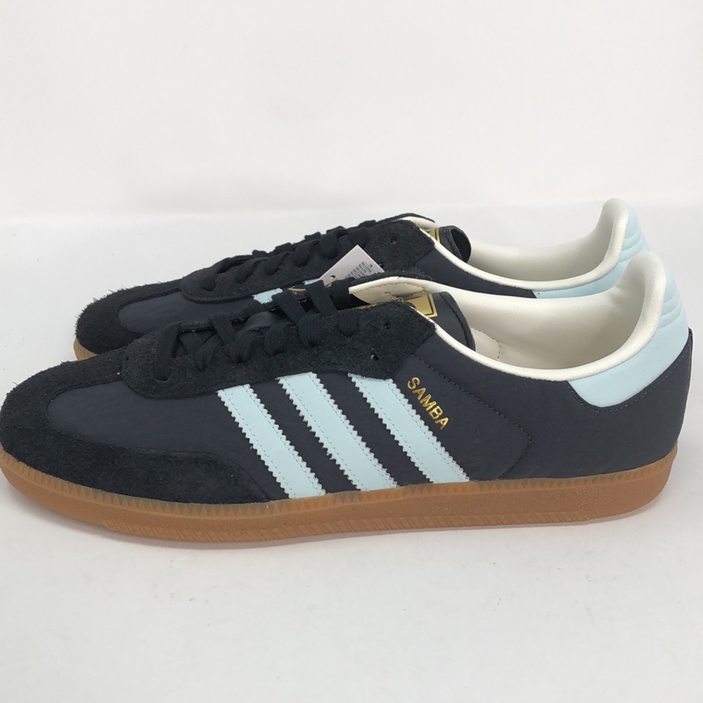 Adidas Women’s Samba OG ID0493 Carbon Blue Gum Classic Sneakers - Size 12.5 - Picture 7 of 16
